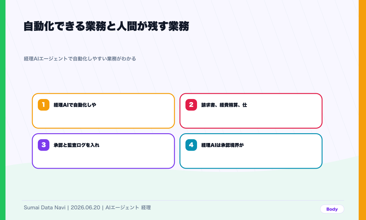 請求書・経費・仕訳をどこまで任せるかの本文図解