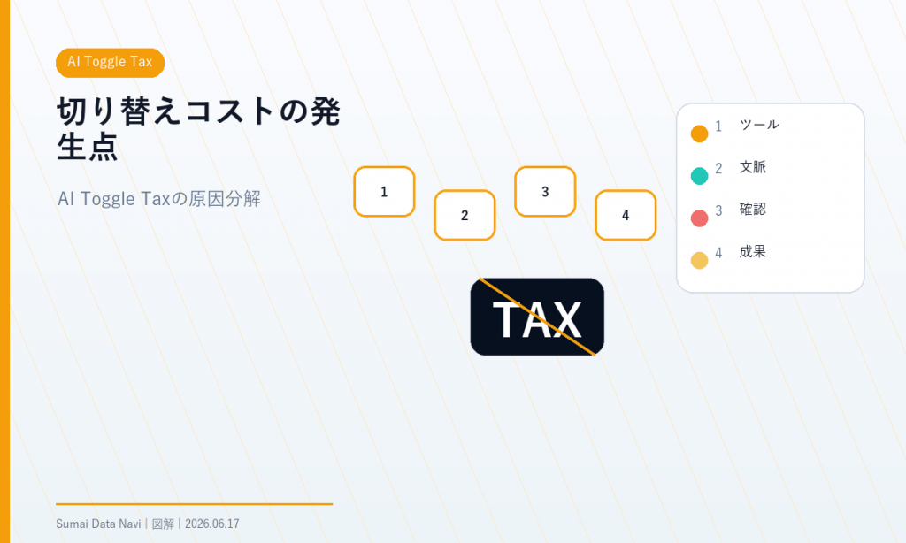 AI Toggle Taxの要点を視覚化したH1図解