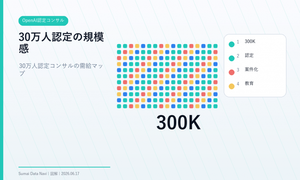 OpenAI認定コンサルの要点を視覚化したH1図解